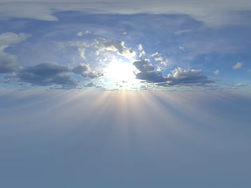 Sunrise Cloudy Blue Sky Landscape Landscape HDR texture (ID:ffach830456)