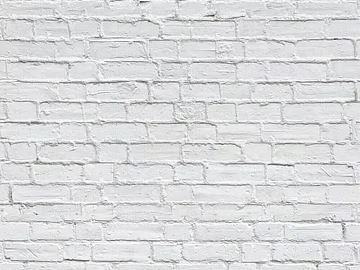 Brick wall white strip brick finish white seam seamless 3d model