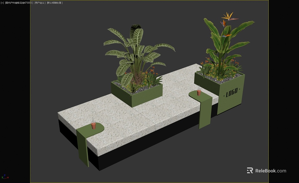 Modern Green Plant Outdoor Leisure Sitting texture