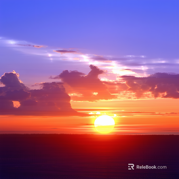 Sky Map Exterior Blue Sky Fire Clouds Sunset Horizon Sunset Sunset Sunset Sunset texture