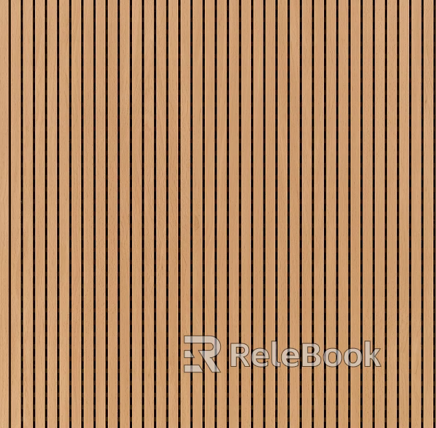 Sound-absorbing board black walnut grille board texture