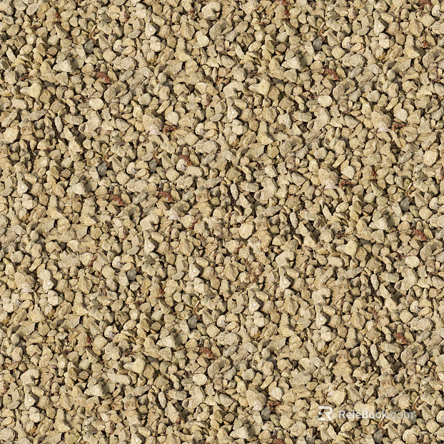Ground gravel texture