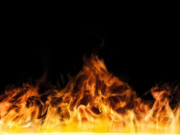 Orange-yellow flame texture decorative element (ID:ffaeh890832)