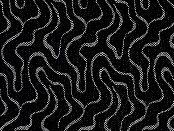Black Grey Curved Fabric Soft Fabric 3d model