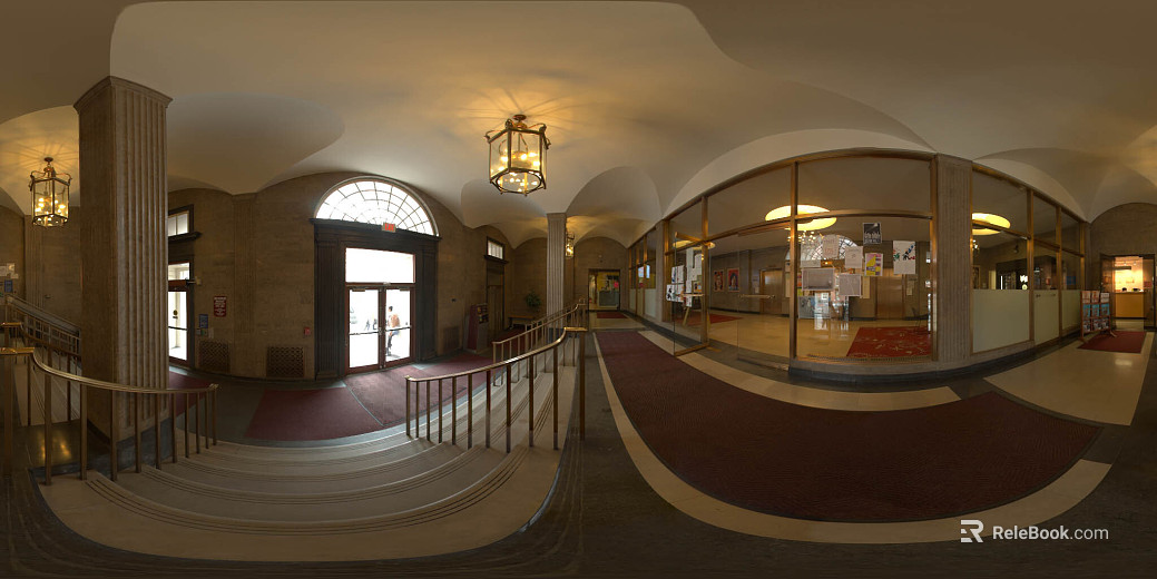 Indoor European-style foyer HDR texture