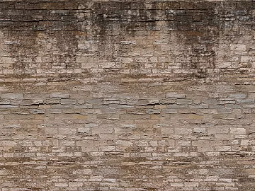 Taupe Old Brick Wall Building Exterior Wall texture (ID:ffaeh037436)
