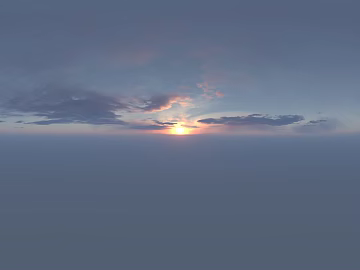 Sunrise Sunset Cloudy Blue Sky Landscape Landscape HDR texture (ID:ffach740456)