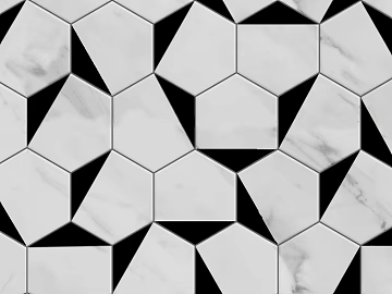 New Chinese white hexagonal brick stone mosaic texture (ID:ffach060605)
