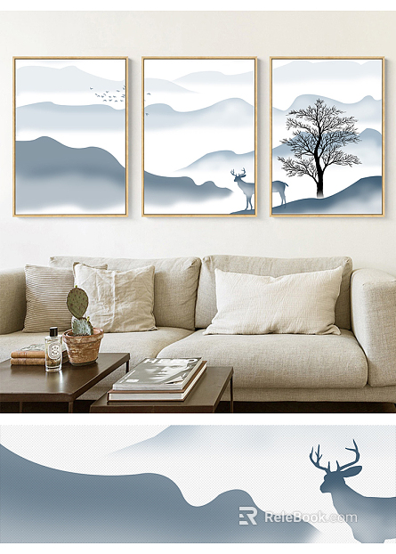 landscape painting texture
