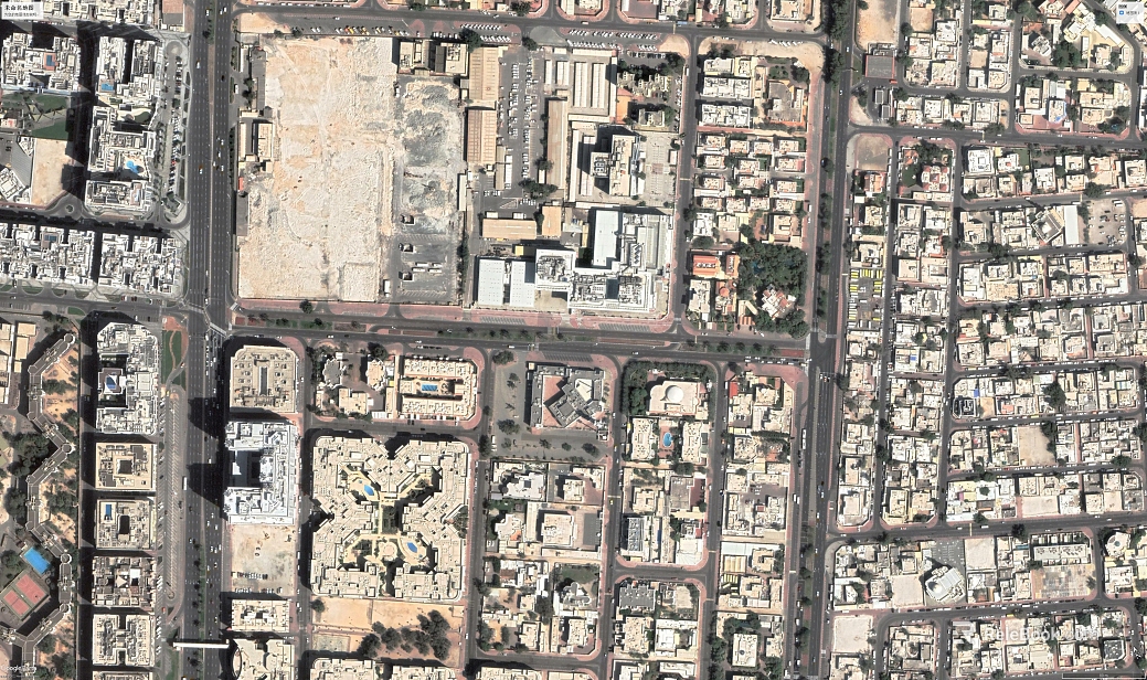 Light Yellow Middle East City Aerial Photograph texture