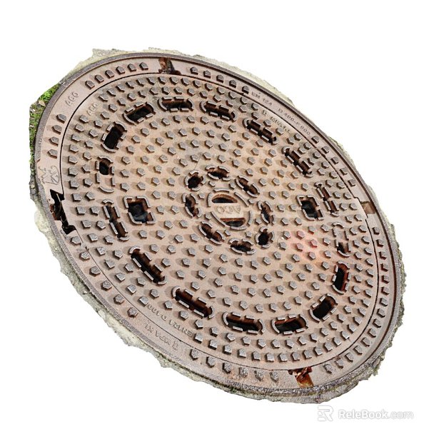 Manhole Cover PBR texture