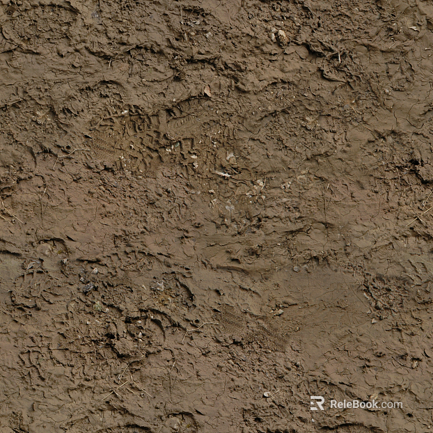 Mud ground texture