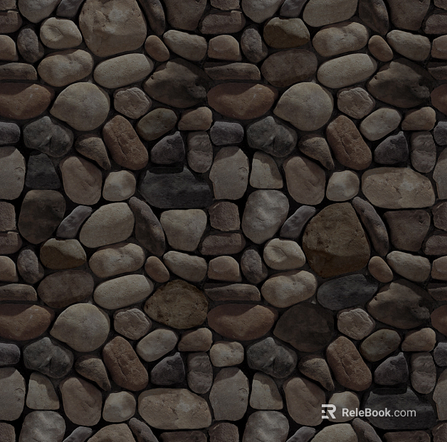 Culture Stone Black Culture Stone Seamless texture