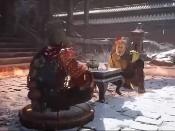 Chinese Snow Temple Scene texture (ID:ffaeh370889)