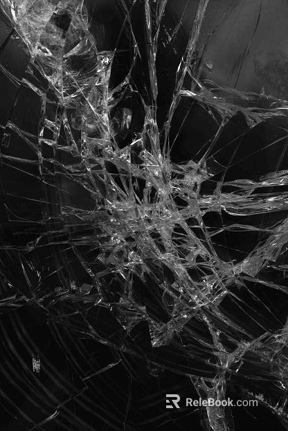 Broken glass texture