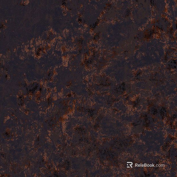 Dark brown distressed metal wall decoration texture