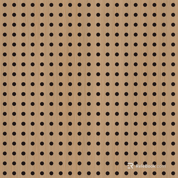 Yellow wood grain hole board texture