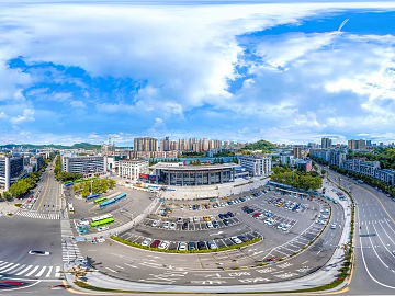 HDR city road traffic panorama texture (ID:ffach048103)