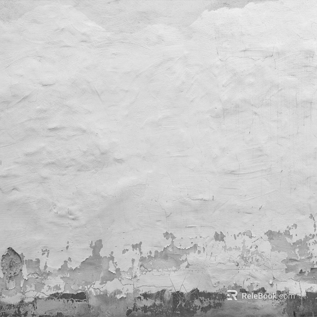 Cement wall white old latex paint texture