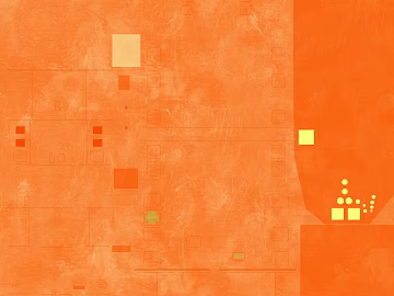 Orange geometric art paint wall texture (ID:ffaeh572024)