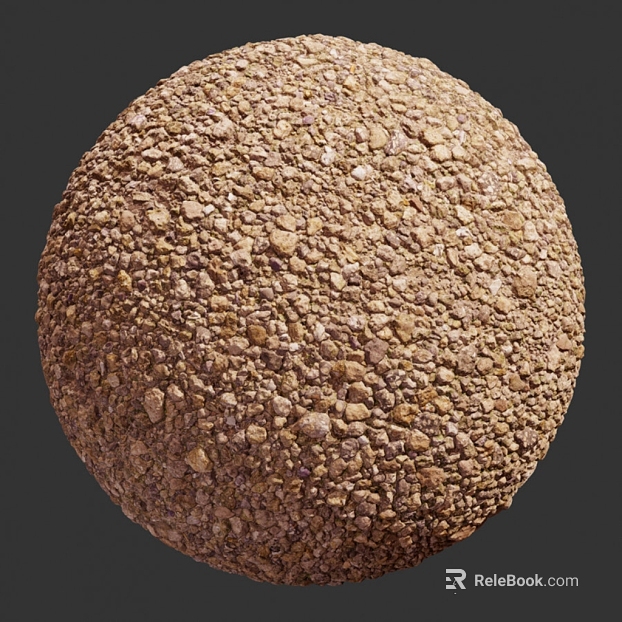 Gravel PBR texture