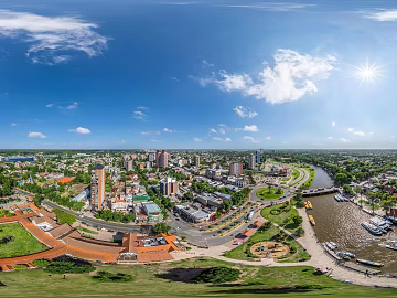HDR daytime urban ecological greening panorama texture (ID:ffach362718)