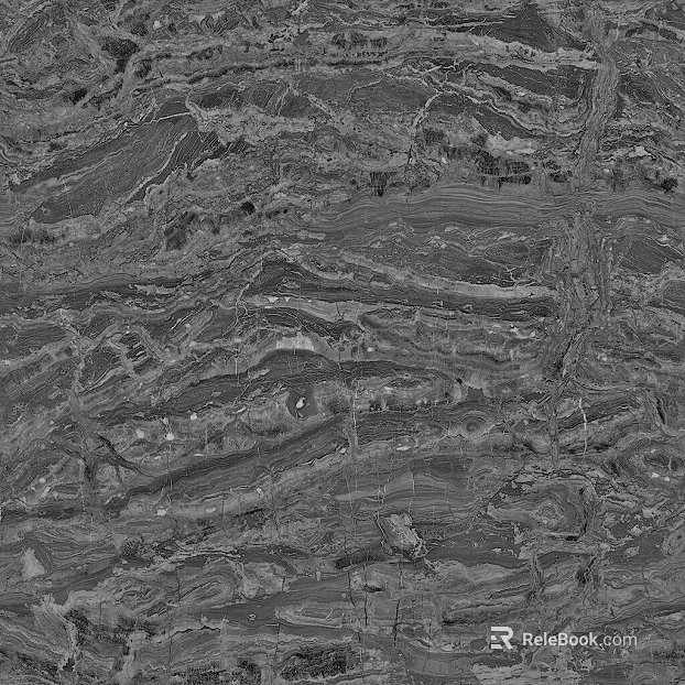 Dark gray water-patterned marble for walls and floors texture