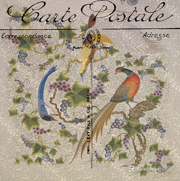 Postcard texture