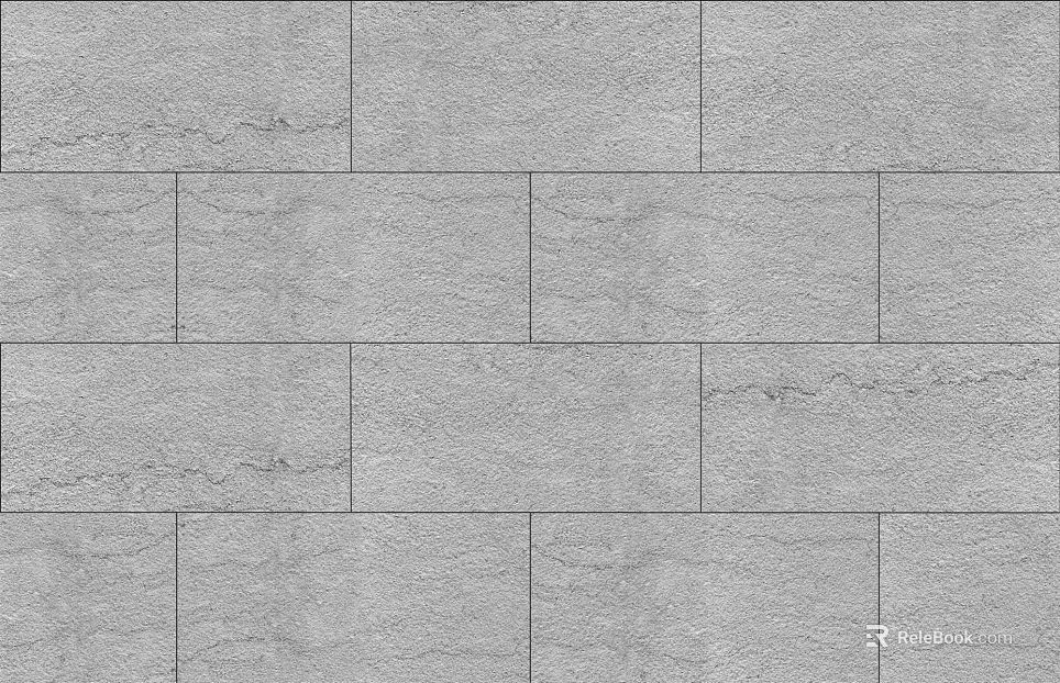 Brick wall gray and white composite exterior wall strip brick texture