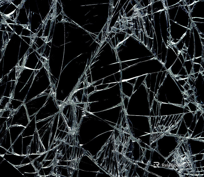 Broken glass texture