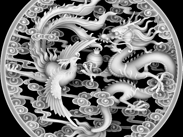 Black and White Bump 3d model