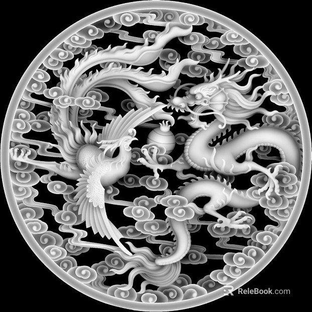 Black and White Bump texture