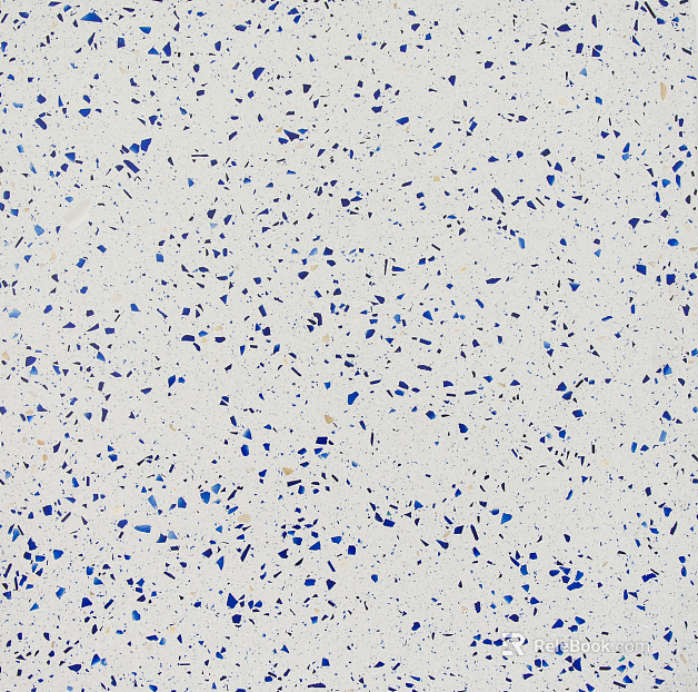 terrazzo blue and white terrazzo texture