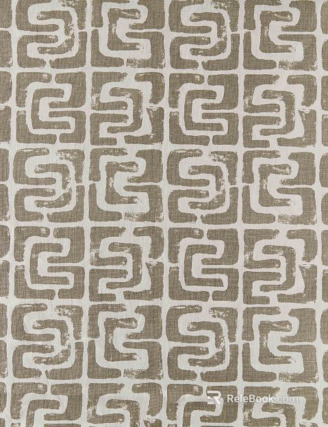 Brown Geometric Fabric Soft Fabric texture