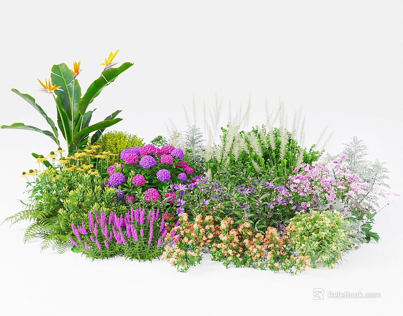 Plant painting texture