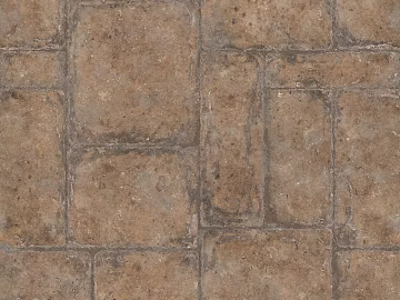 Retro Style Brown Lyme Stone Courtyard Floor Tile texture (ID:ffaeh776639)