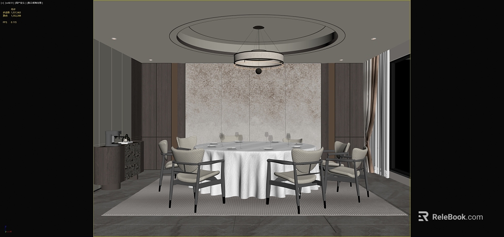 Modern gray wood veneer restaurant background wall texture