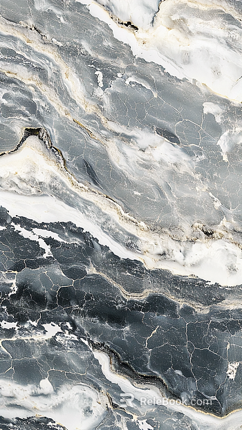 Grey Marble Rock Slab Multi-grain Marble Rock Slab Tile texture