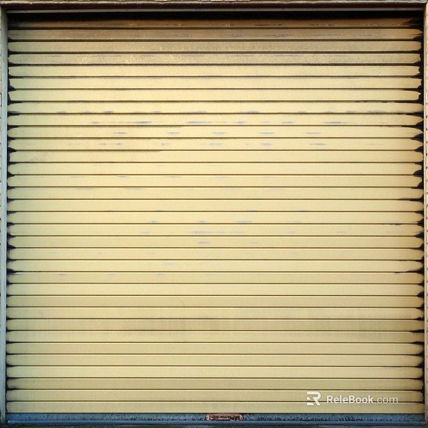 Rolling shutter door texture