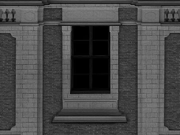 gray brick wall retro building exterior wall texture (ID:ffaeh461046)