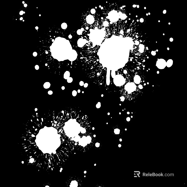 Black and White Splash texture