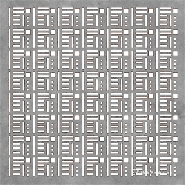 Perforated plate texture