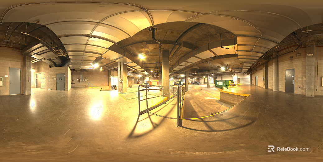 industrial city basement unloading area hdr texture