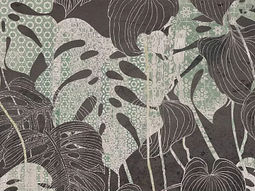 Plant Leaf Pattern Wallpaper texture (ID:ffach944656)