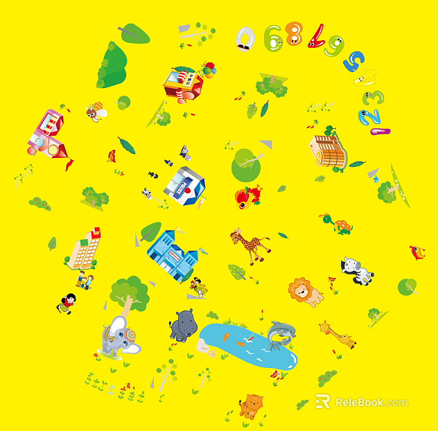 Children's Wallpaper texture