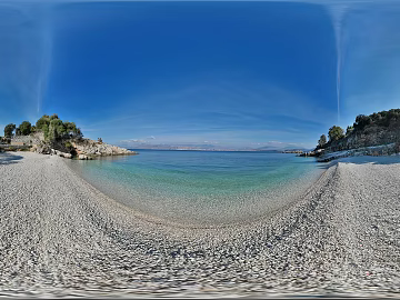 Lake Bay Beach Daytime Sky HDR texture (ID:ffach881365)