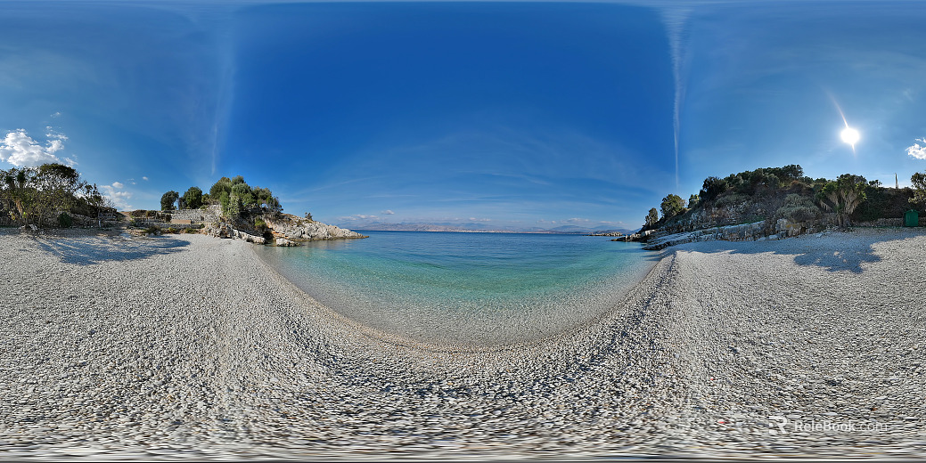 Lake Bay Beach Daytime Sky HDR texture