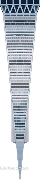 Light gray modern skyscraper texture