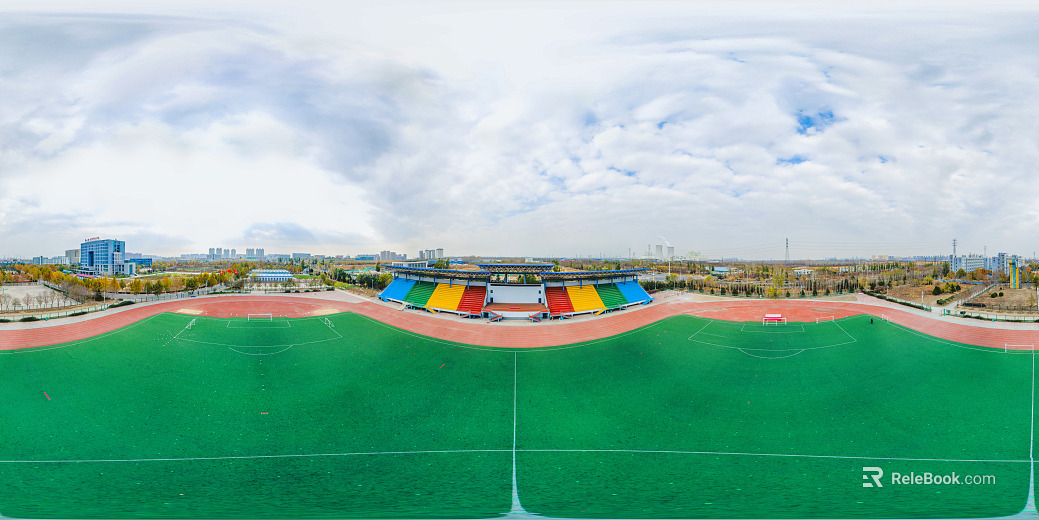 HDR City Sports Fitness Square Panorama texture