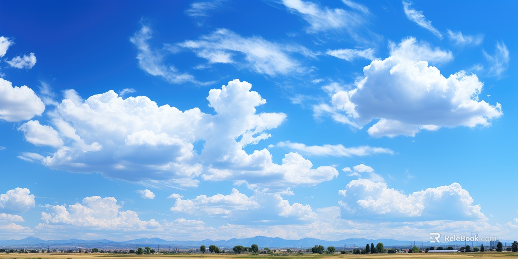 Blue sky and white clouds — outdoor sky texture texture
